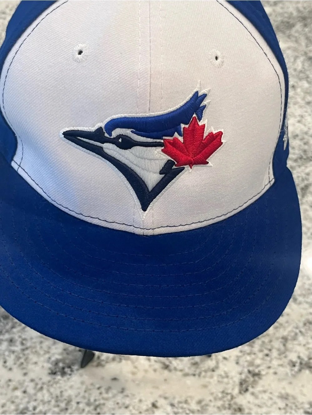 New Era Toronto Blue Jays Hat 40th Season Patch Men’s 7 1/4 Fitted 59FIFTY Blue